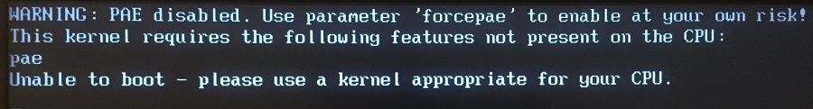 Acer error 32 bits